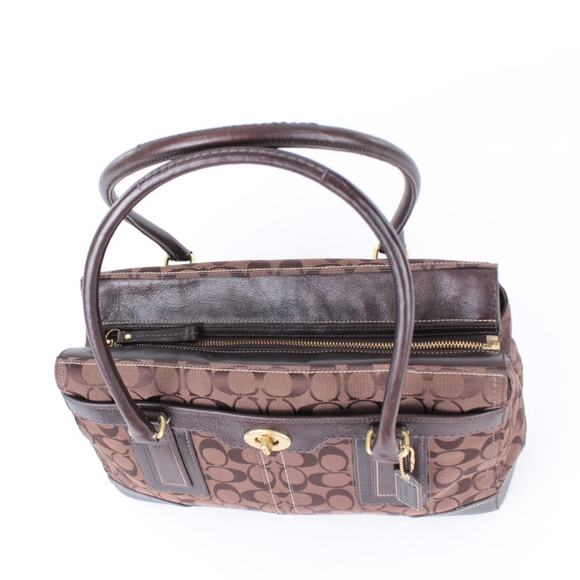 Coach Signature Hampton Shoulder / Top Handle Bag - Picture 6 of 8